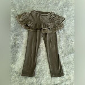 Joe and Ella black leggings with a skirt tutu size 6T